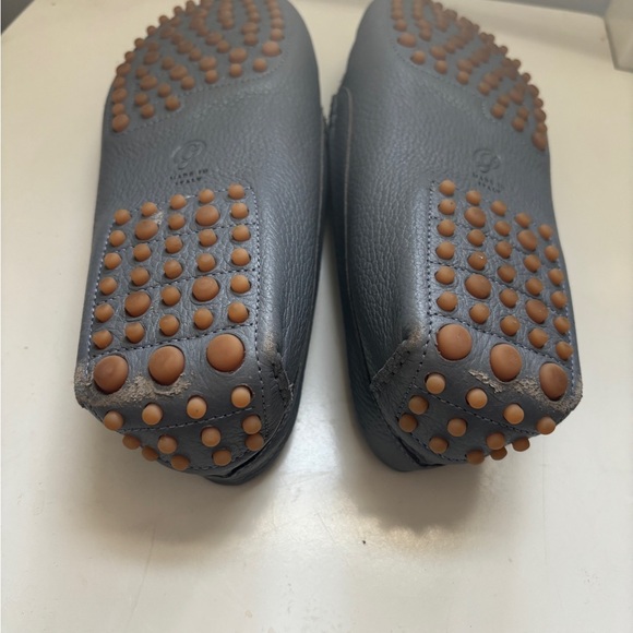 M Gemi The Felize Driving Loafer grey pebbled leather. Size EU 39 made in Italy - Picture 6 of 6